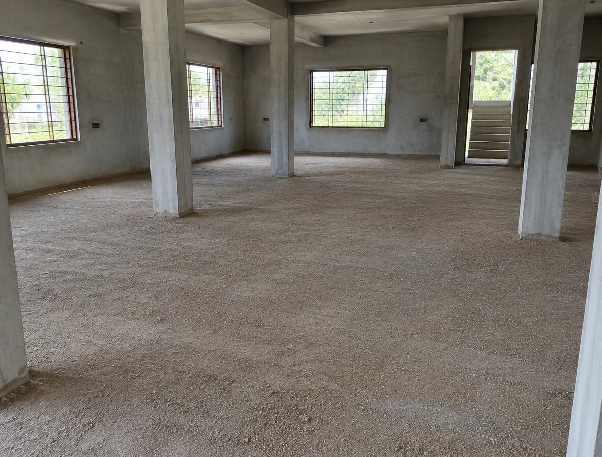 Prepared ground floor of a new house before flooring