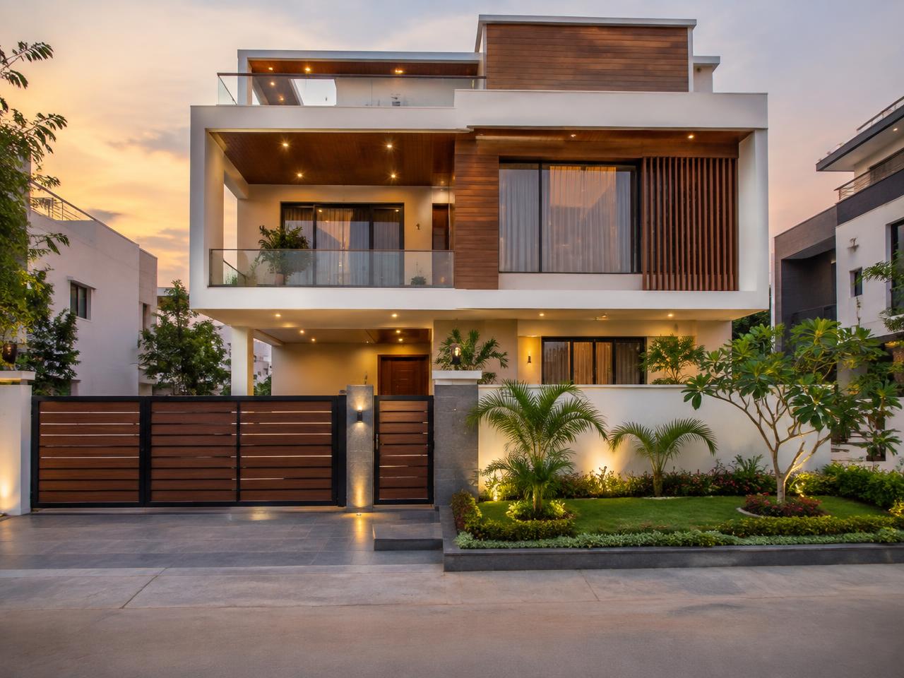 A finished modern home in Hyderabad